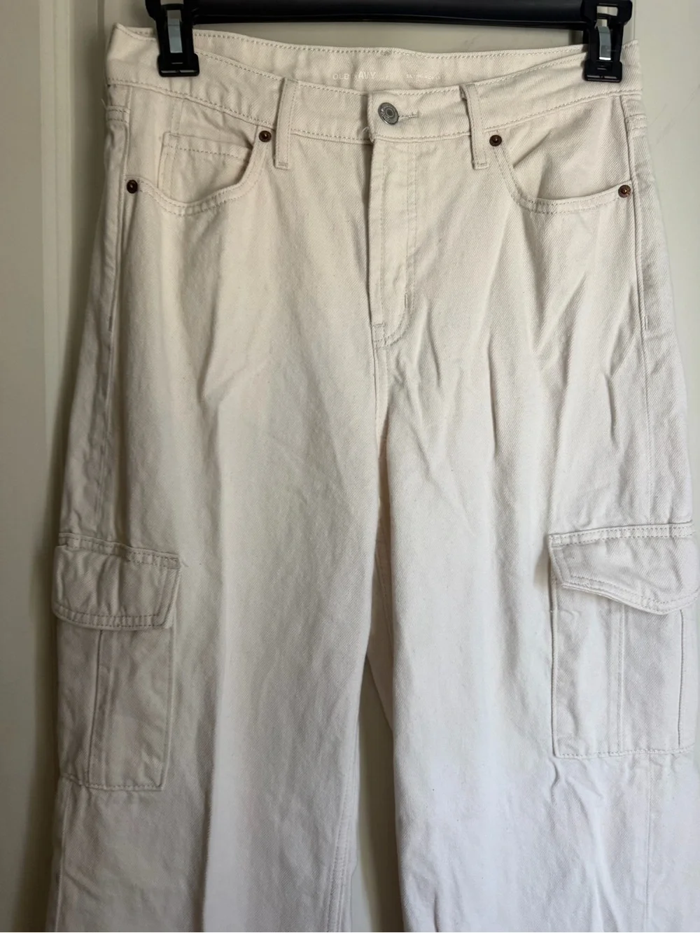 Old Navy Men's Off-White Cargo Pants